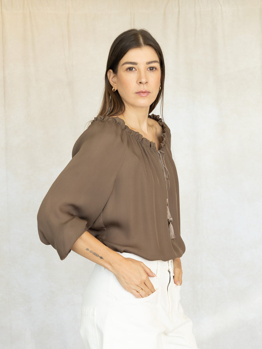 Carley Silk Blouse