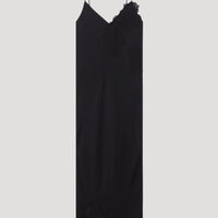 Lace Camisole Slip Dress - Black