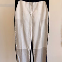 Crag Cutted Pants = Navy/White
