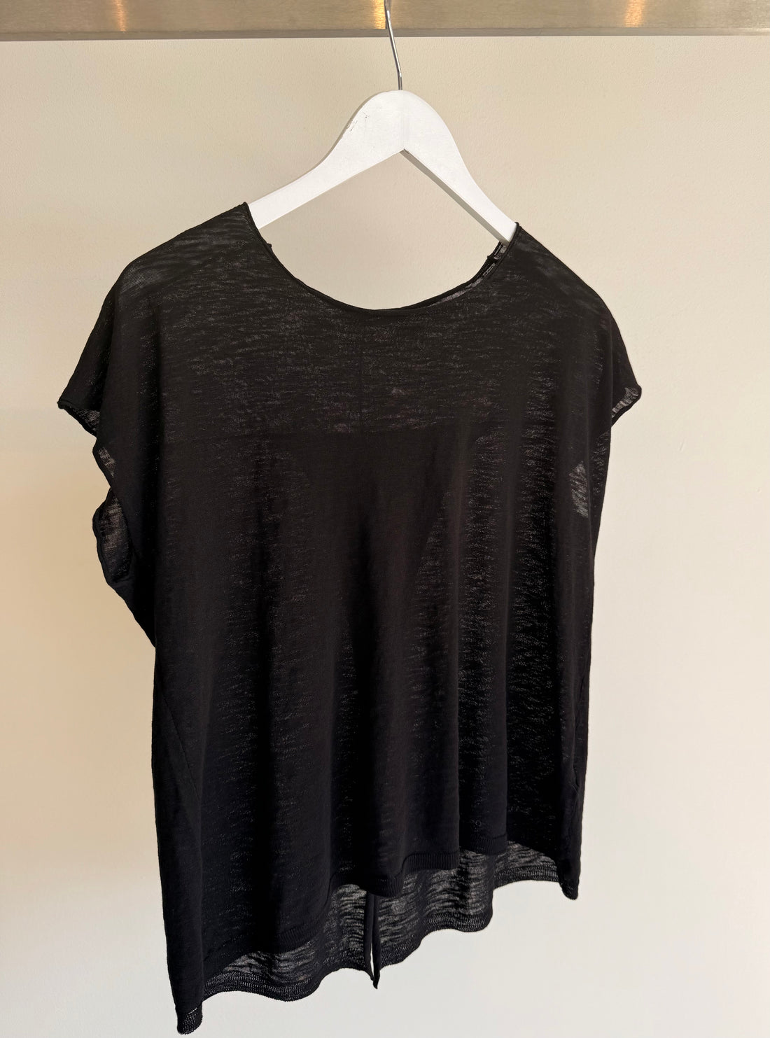 C5401 - Open Back Top - Black