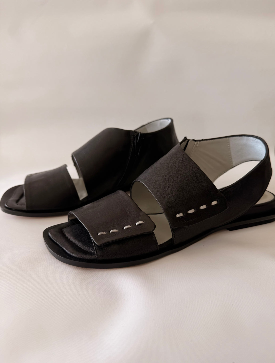 Double Strap Sandal - Black