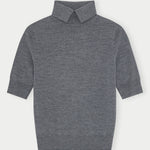 Perry Knit Blouse -Navy