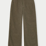 Kat Mid Waist Pants - Dark Olive