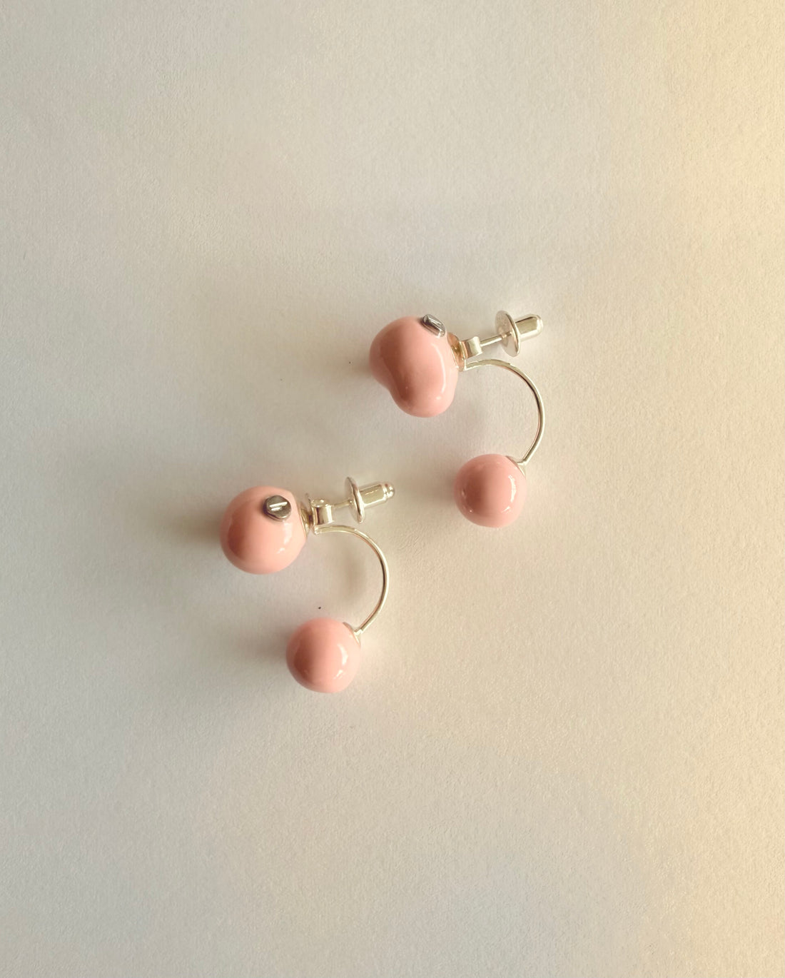 Bonbon Stud Earring / Set Light Pink