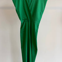 Wrap Omi Dress - Ripple Twill - Green