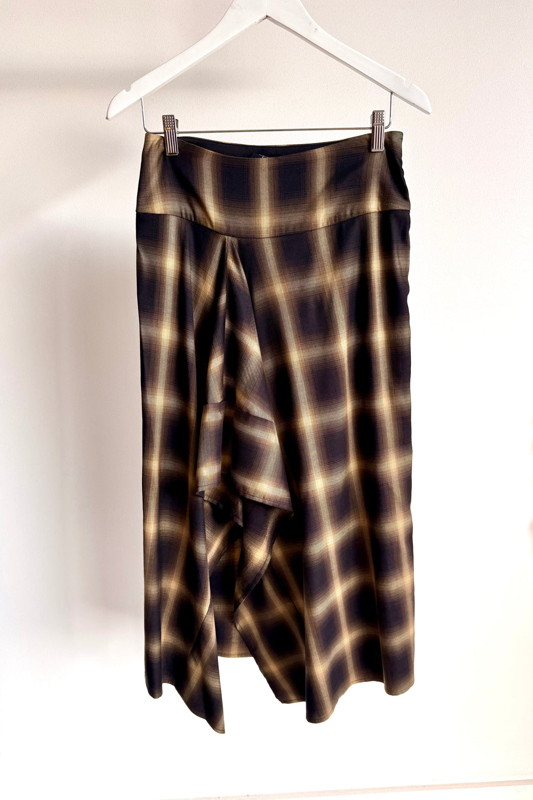 Ero Skirt - Brown/Black City Plaid