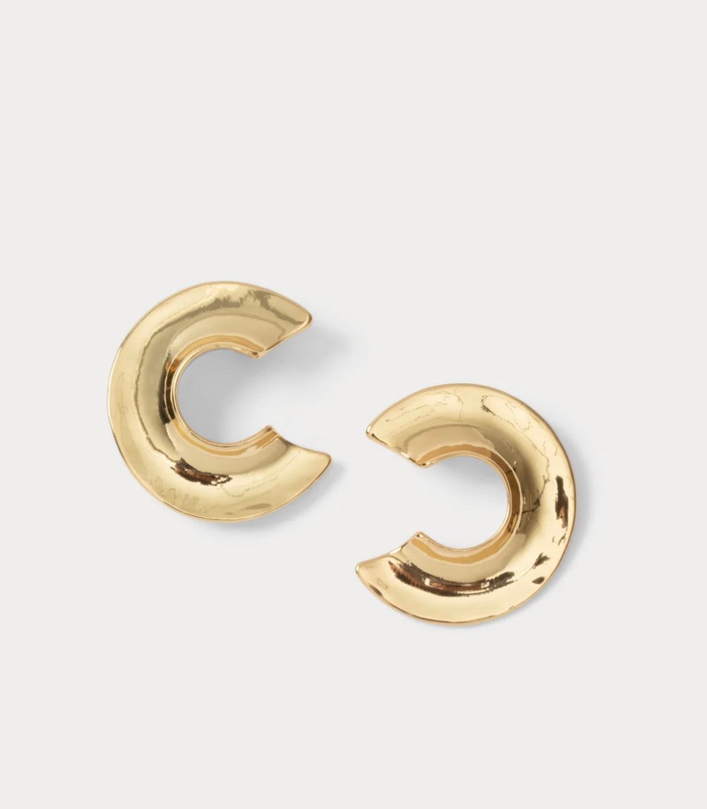 Rail Earrings - Gold