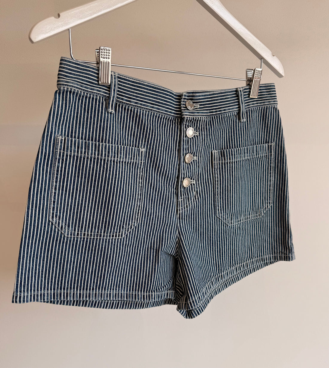 Harley Striped Short - Indigo Stripe