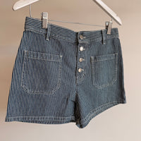 Harley Striped Short - Indigo Stripe