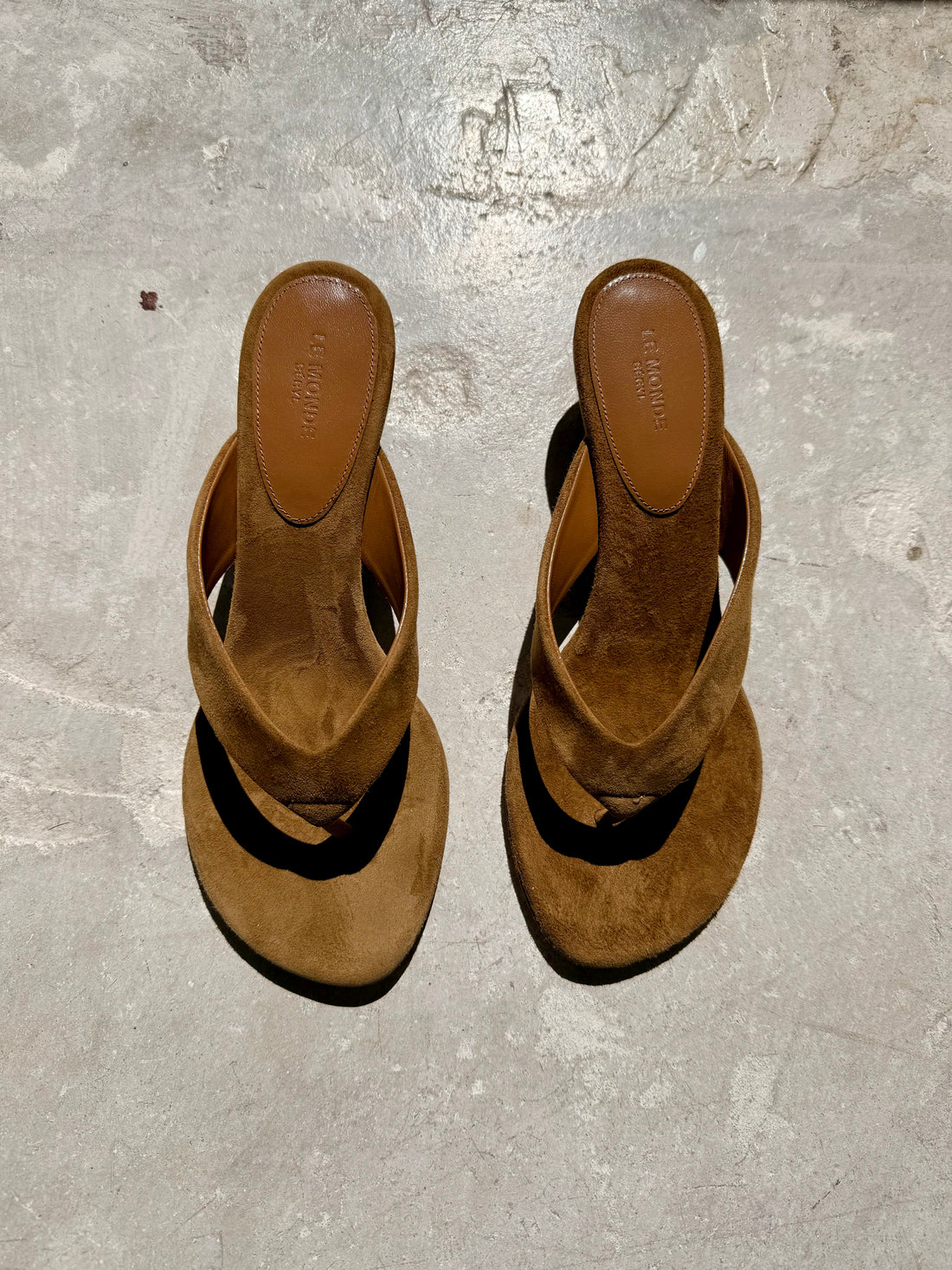 Micro Wedge Thong - Taupe