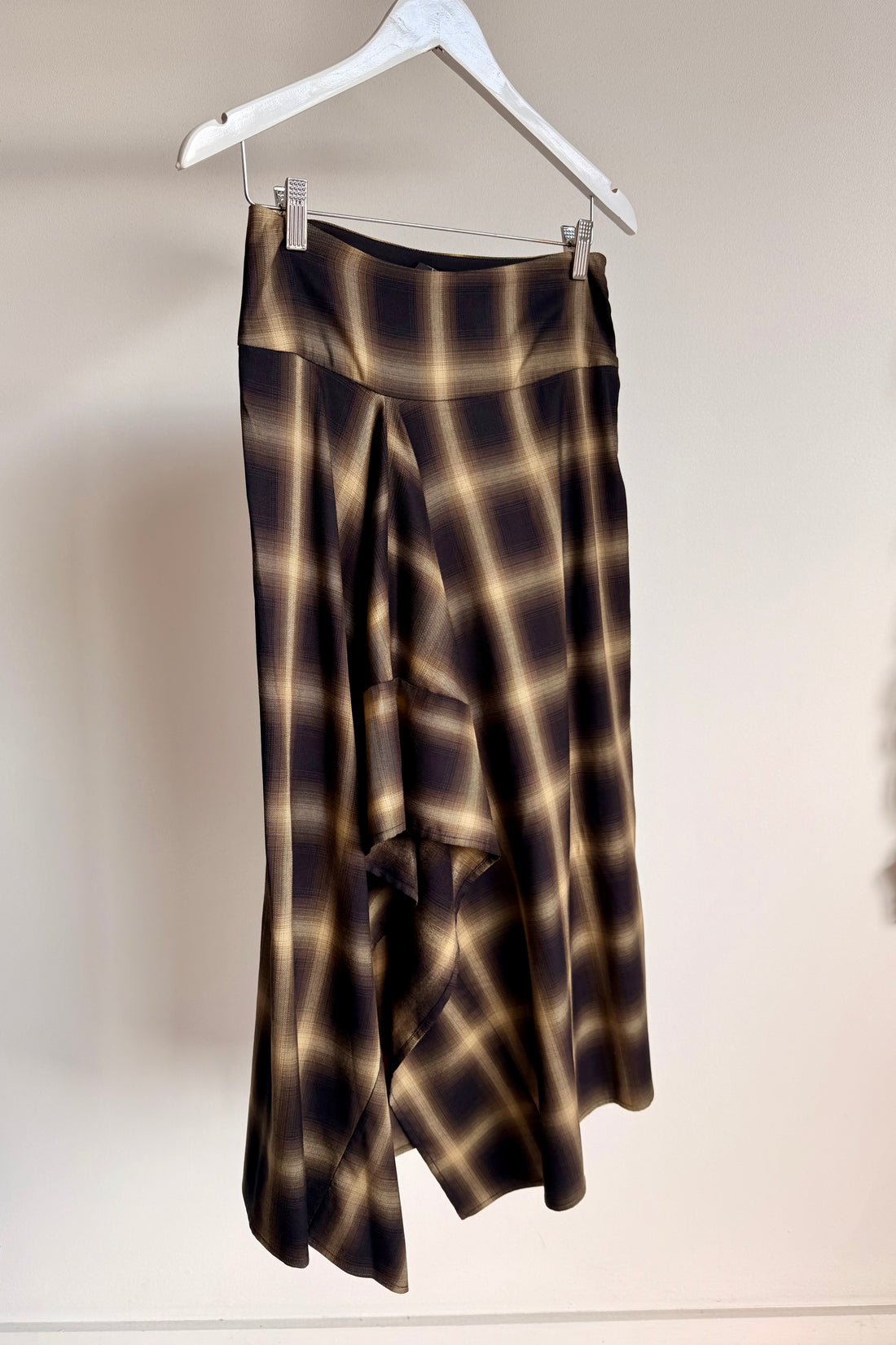 Ero Skirt - Brown/Black City Plaid