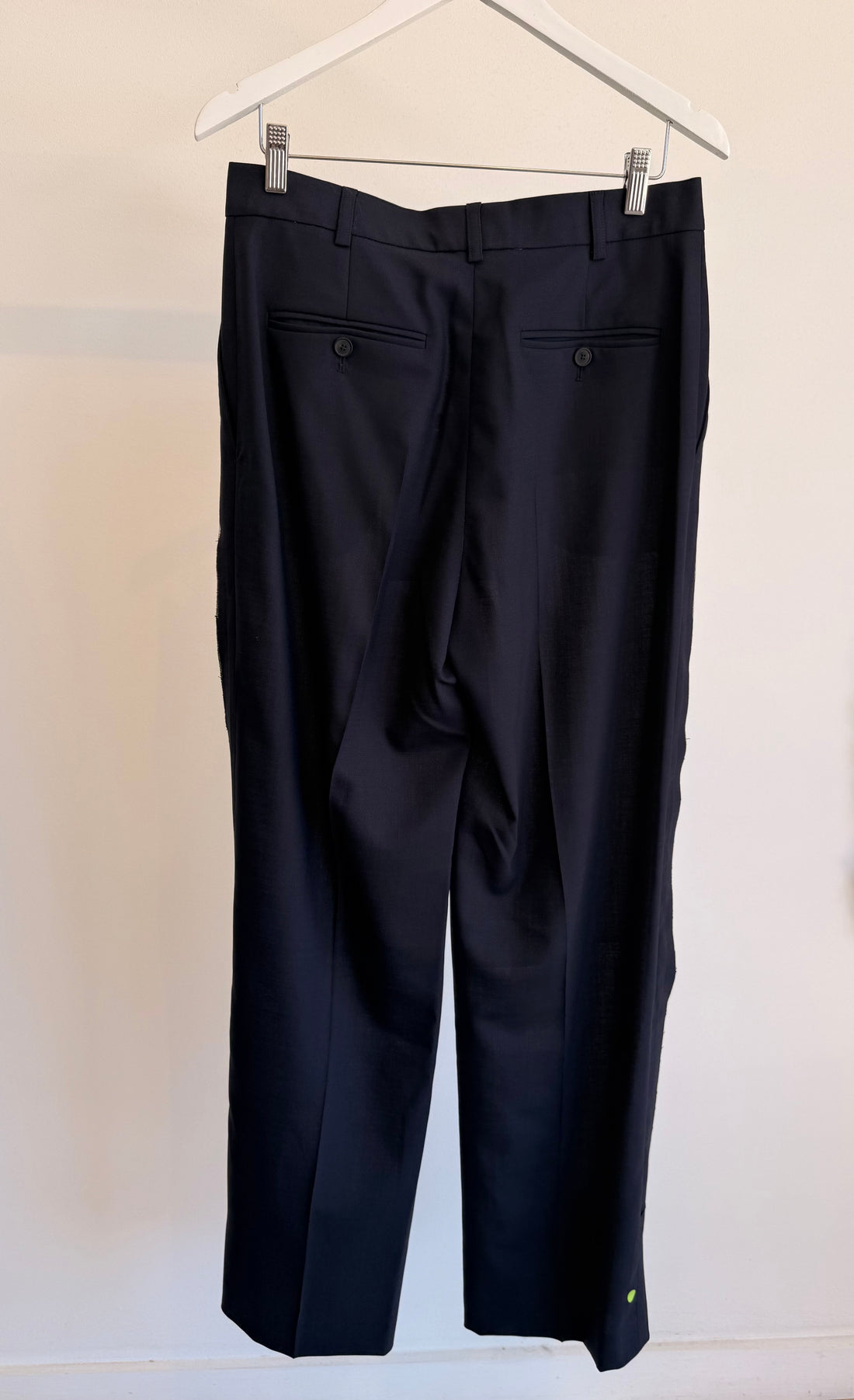 Crag Cutted Pants = Navy/White