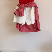Carol VNeck Tee - Washed Red