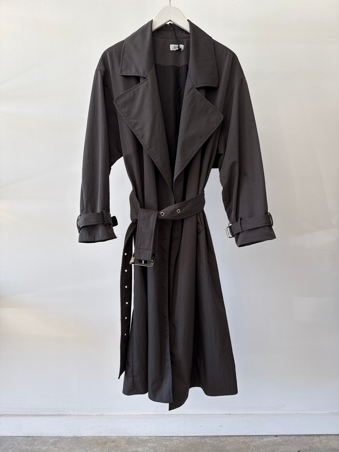Oversize Trench w/Back Vent - Truffle