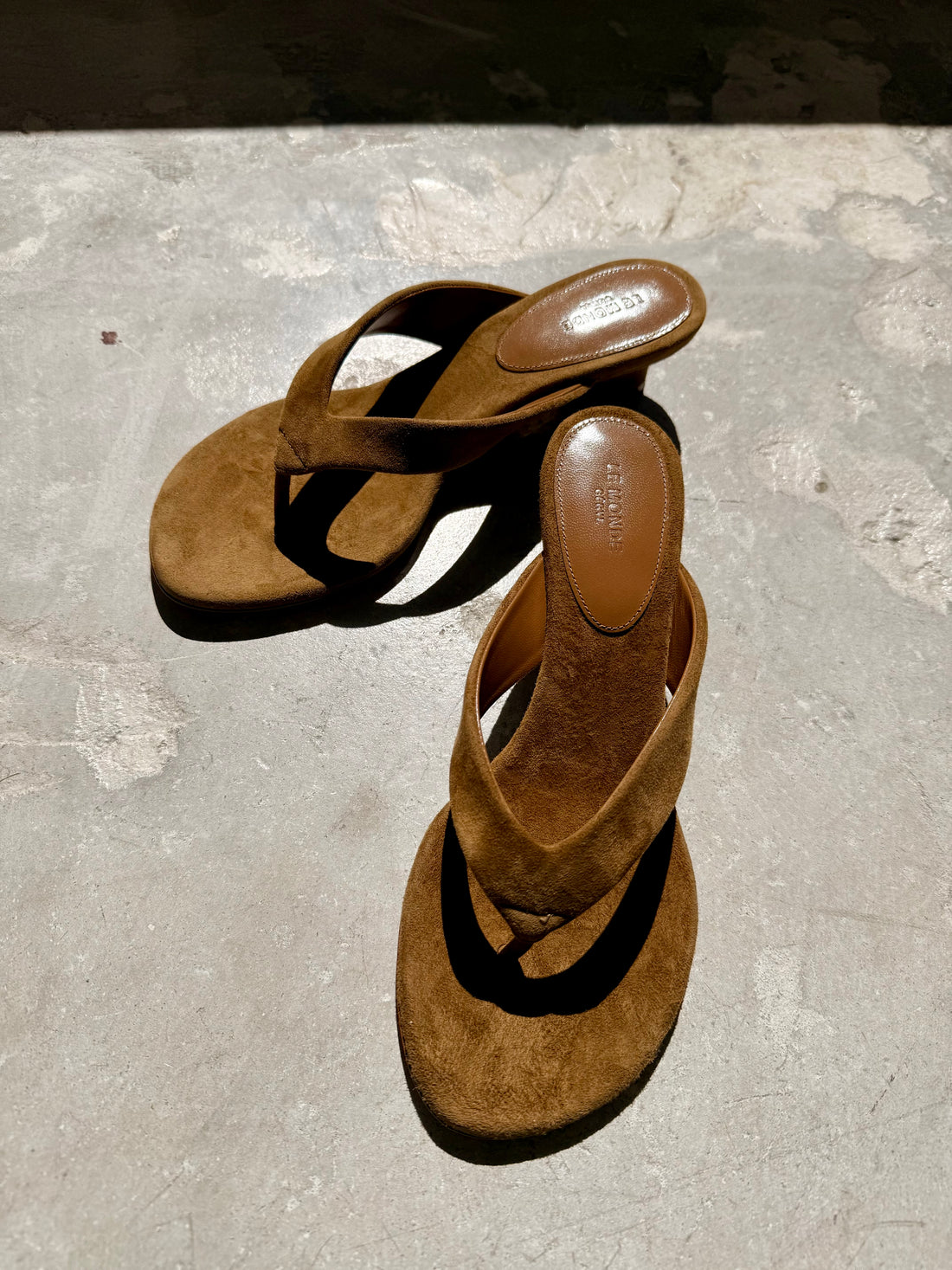 Micro Wedge Thong - Taupe