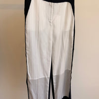 Crag Cutted Pants = Navy/White