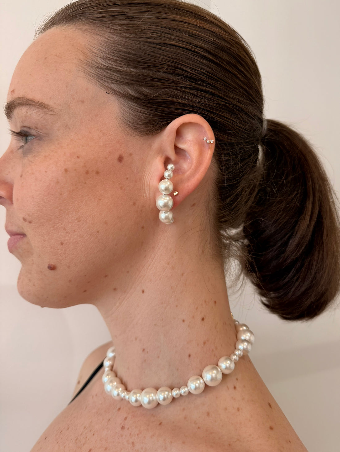 Domingo Earrings - Pearl