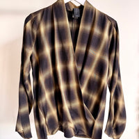 Jazmin Shirt - Brown/Black City Plaid