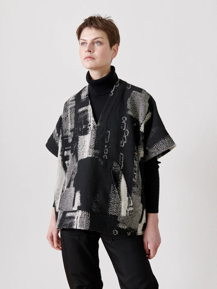 Elie top - Black / White