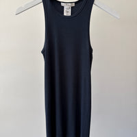 Circular Fine Rib Tank - Blue Fog