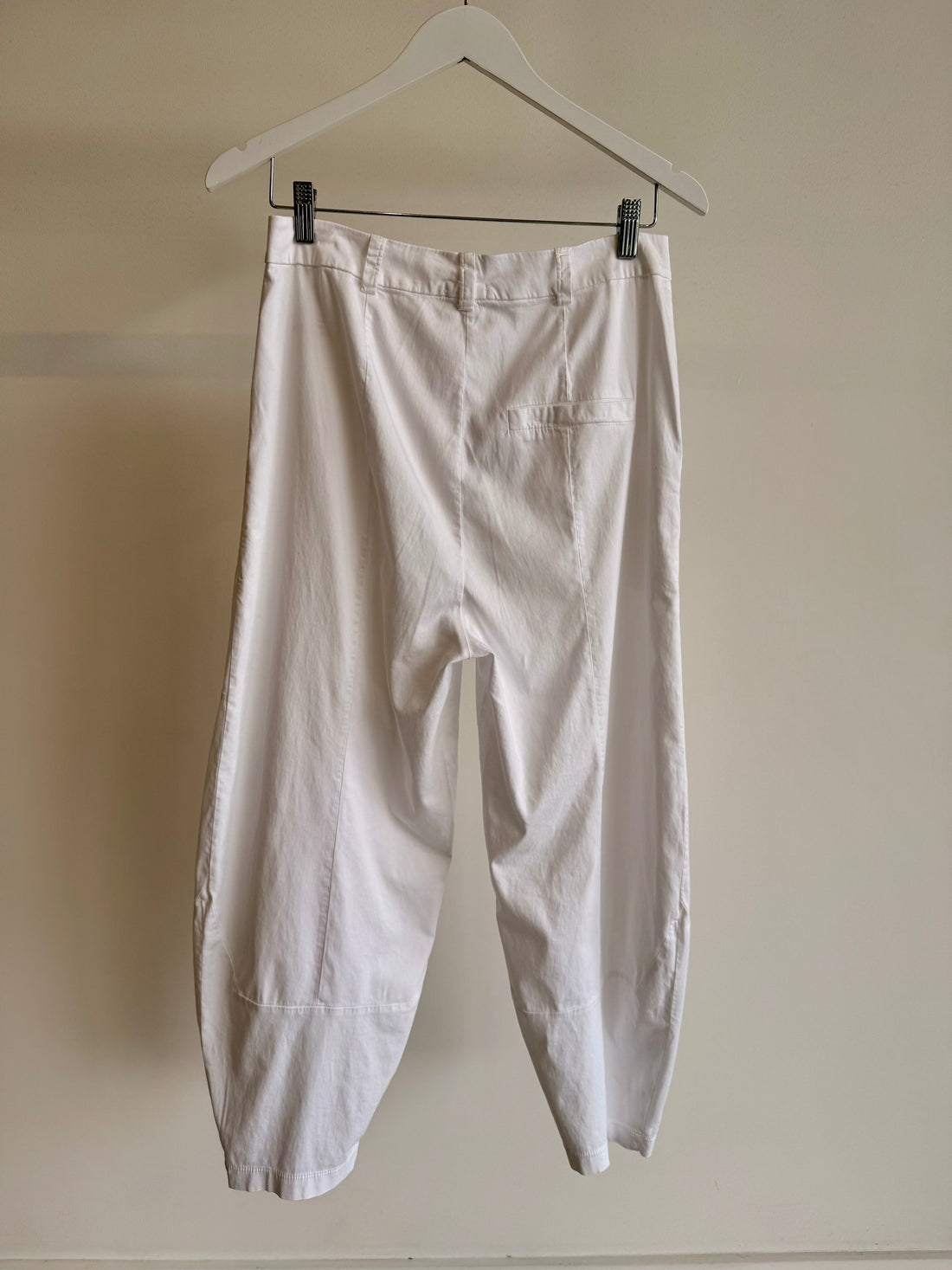 CO247 - Cotton Stretch Carrot Pant - White