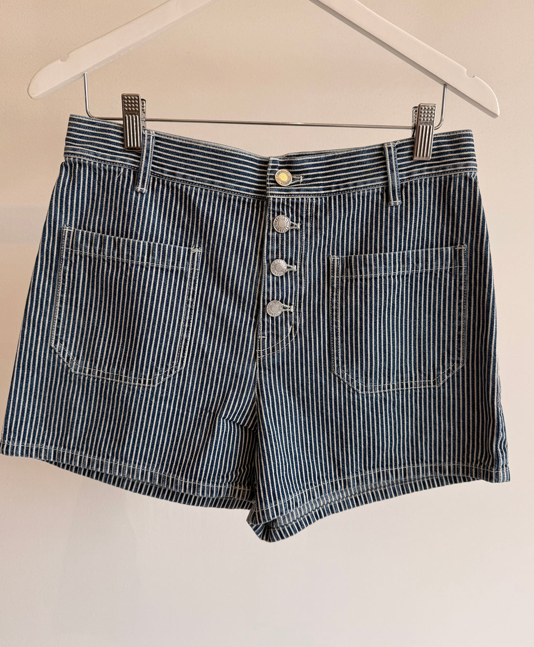 Harley Striped Short - Indigo Stripe
