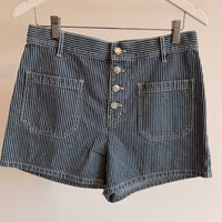 Harley Striped Short - Indigo Stripe