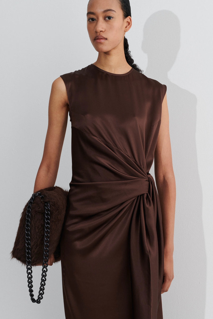 Daitra Dress - Chocolate