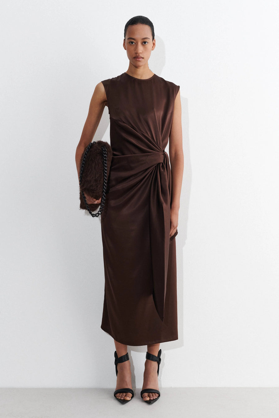 Daitra Dress - Chocolate