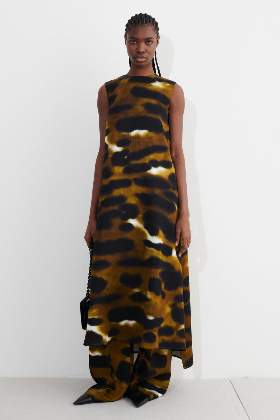 Dala Sleeveless Dress - Tiger Print