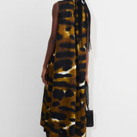 Dala Sleeveless Dress - Tiger Print
