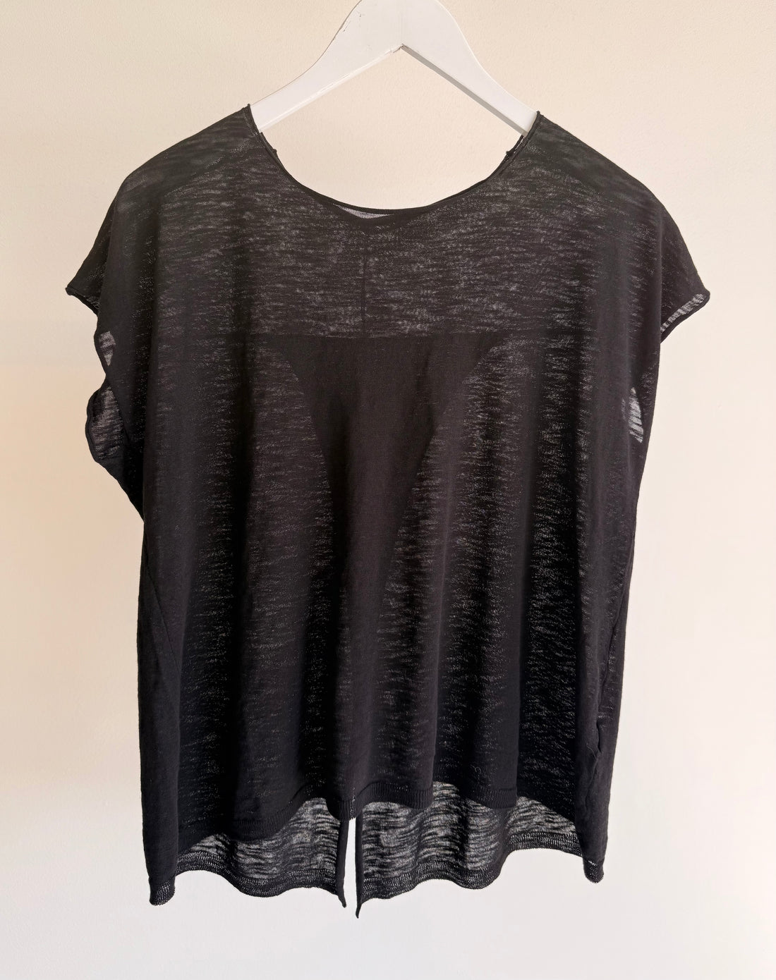 C5401 - Open Back Top - Black