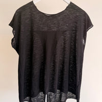 C5401 - Open Back Top - Black