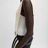 Soft Lambswool Sporty Turtleneck Dicky - Ivory Multi