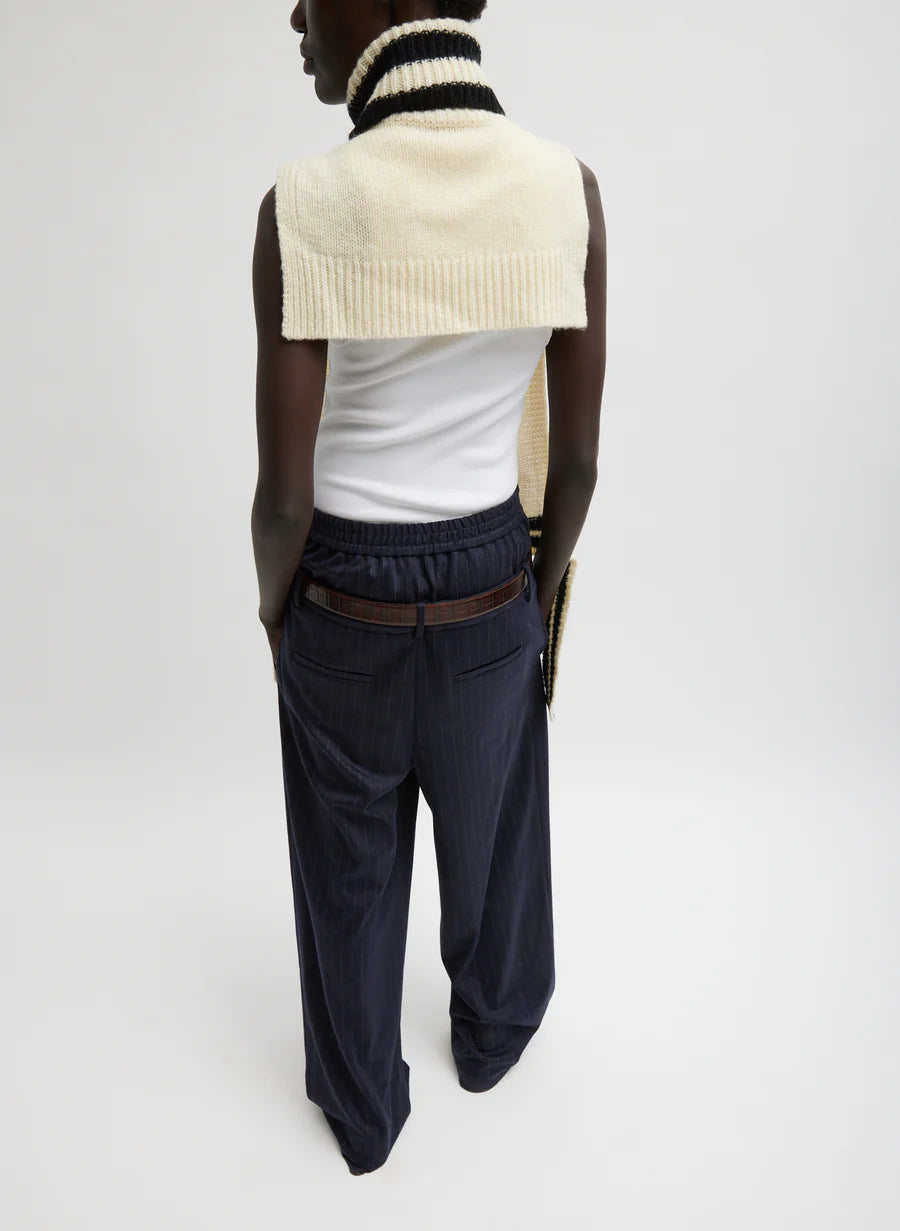 Soft Lambswool Sporty Turtleneck Dicky - Ivory Multi