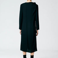 Feather Weight Eco Crepe Benedict Dress