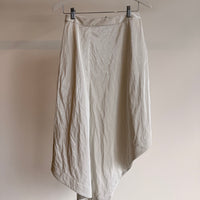A-Line Asymmetric Skirt - Optic White