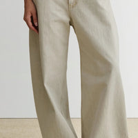 Dottir Pant - Khaki Salinas Denim