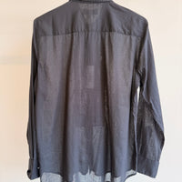Nathael Ruffle Shirt - Navy