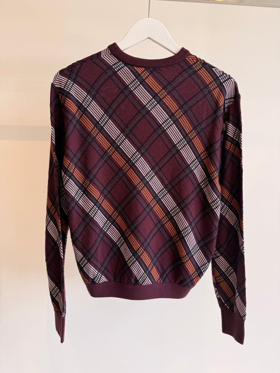 Meghan - Burgundy Check
