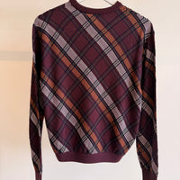 Meghan - Burgundy Check