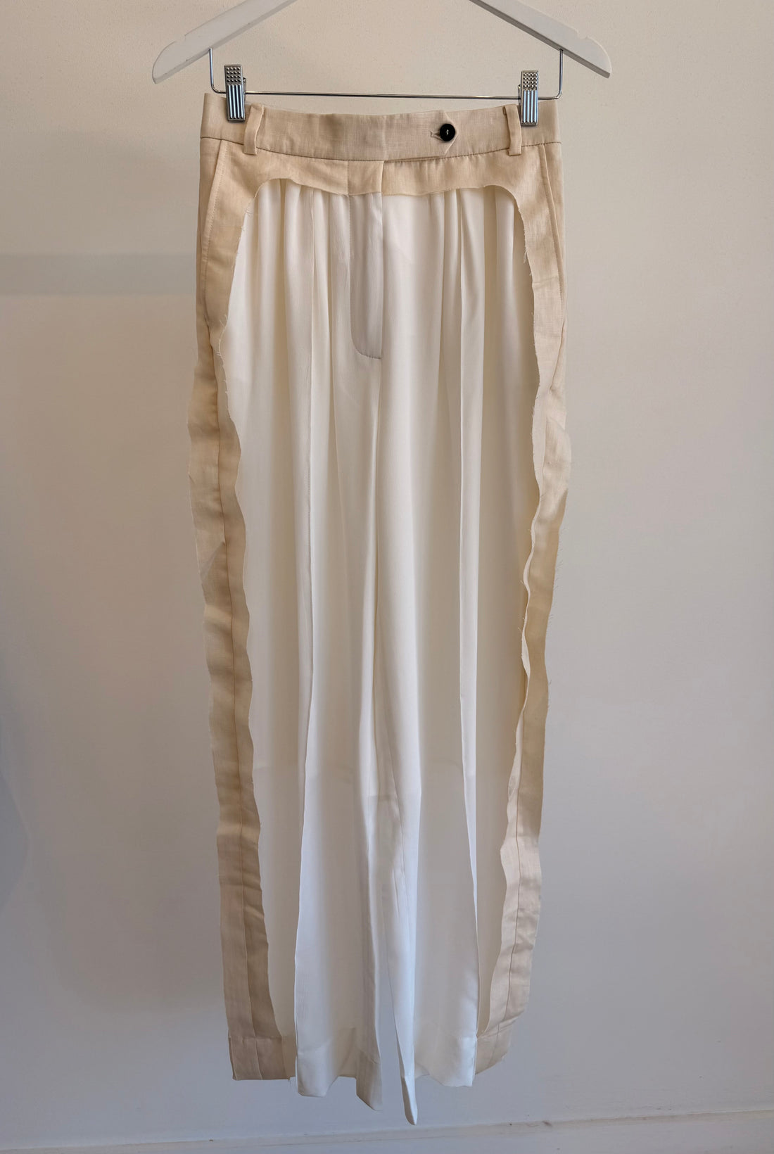 Flow Gathered Pants - Ivory