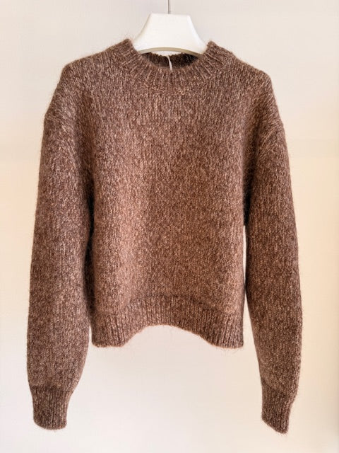 Chunky Sweater - Brown Melange