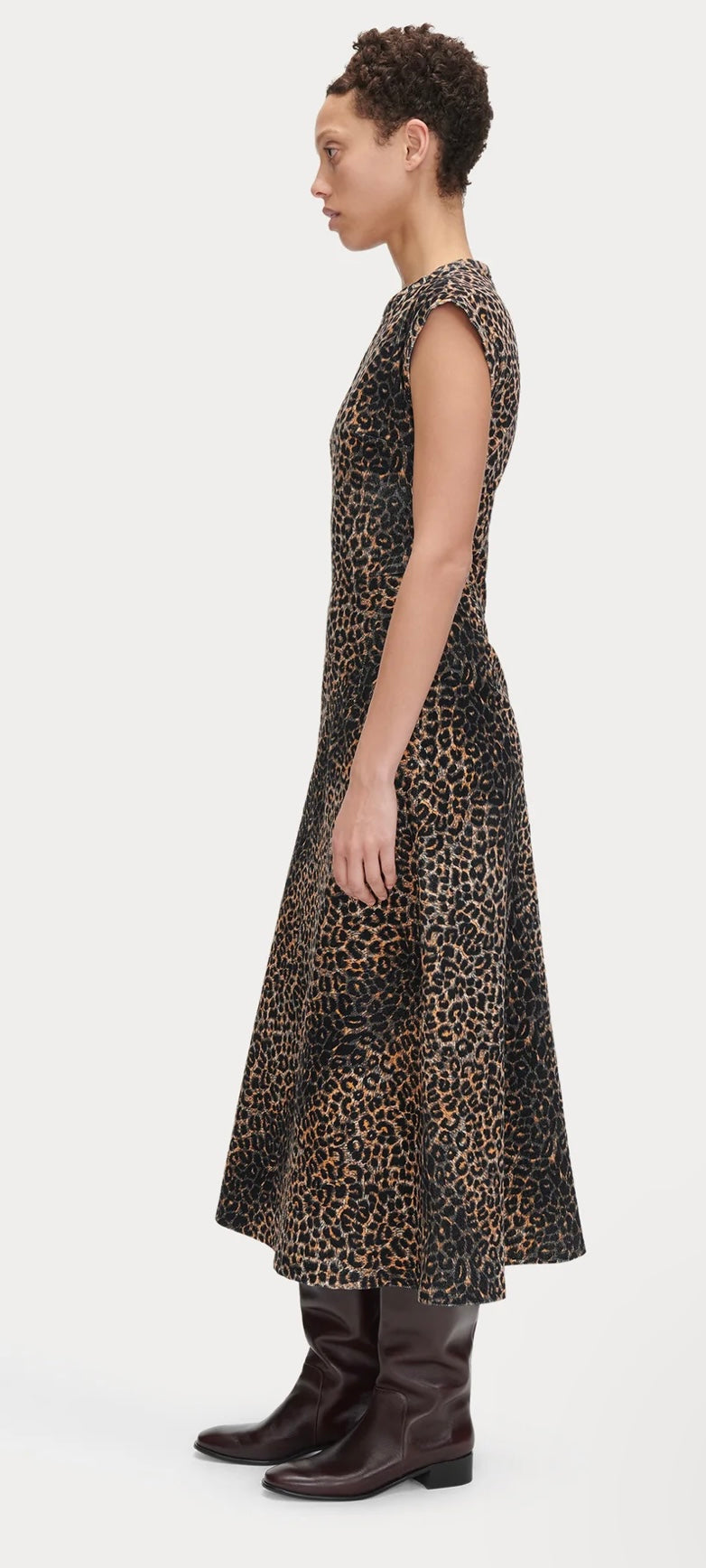Adri Dress - Leopard Corduroy