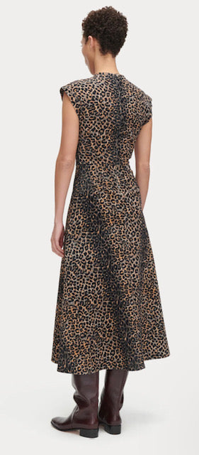 Adri Dress - Leopard Corduroy
