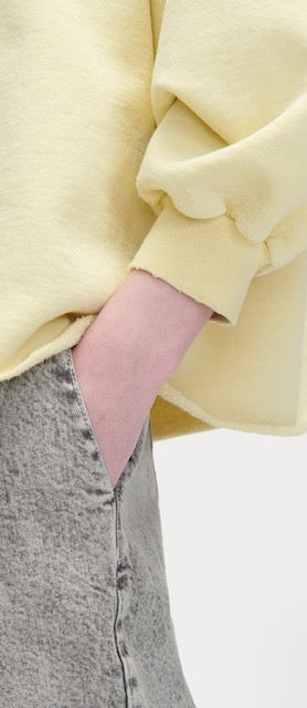 Fond Sweatshirt - Pale Yellow