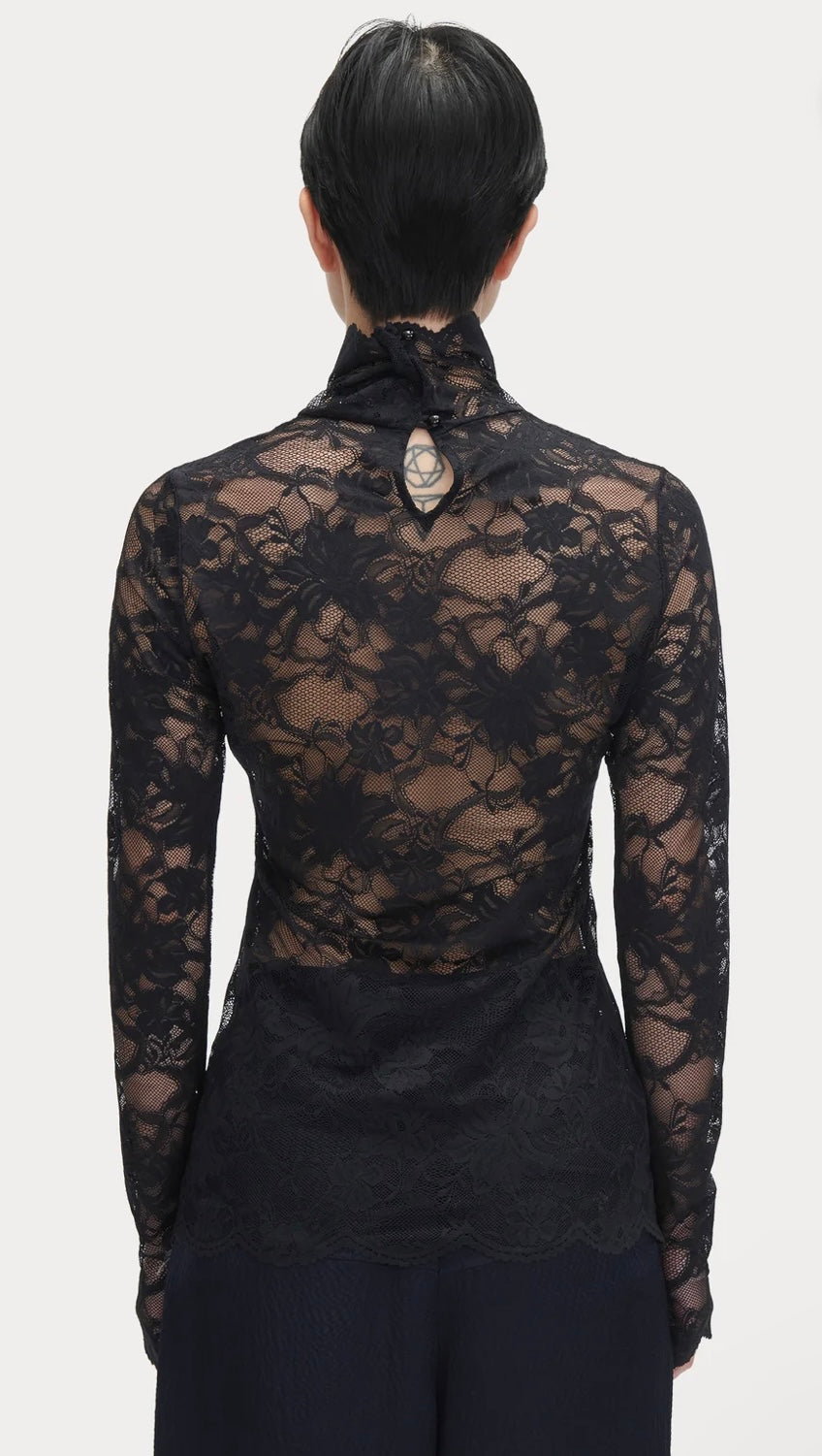 Recall Top - Black Lace