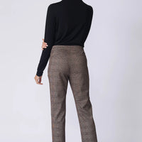 Madison Pant - Brown Plaid