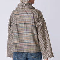 Polina Bias Pullover - Plaid