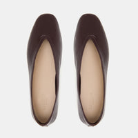 Luna Slipper Chocolate Patent Leather